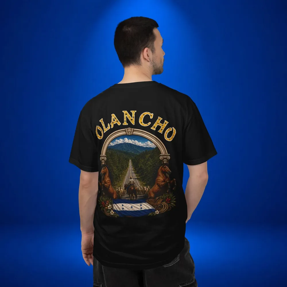 Persona con la camiseta Olancho