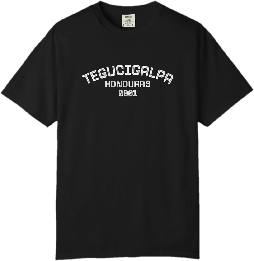 Frente de la camiseta Tegucigalpa