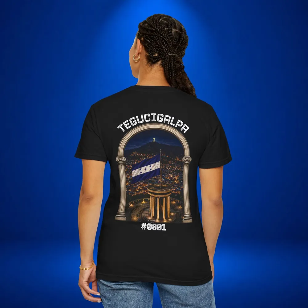 Persona con la camiseta Tegucigalpa