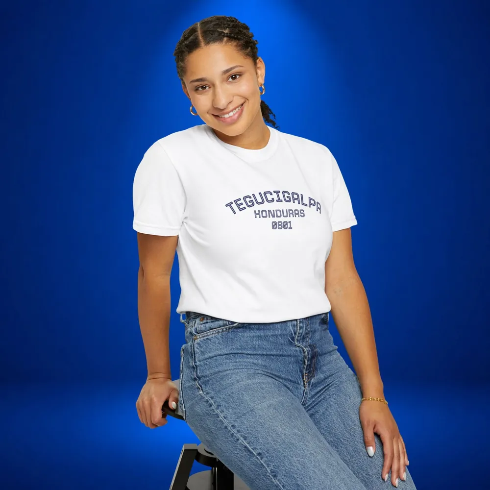 Persona con la camiseta Tegucigalpa